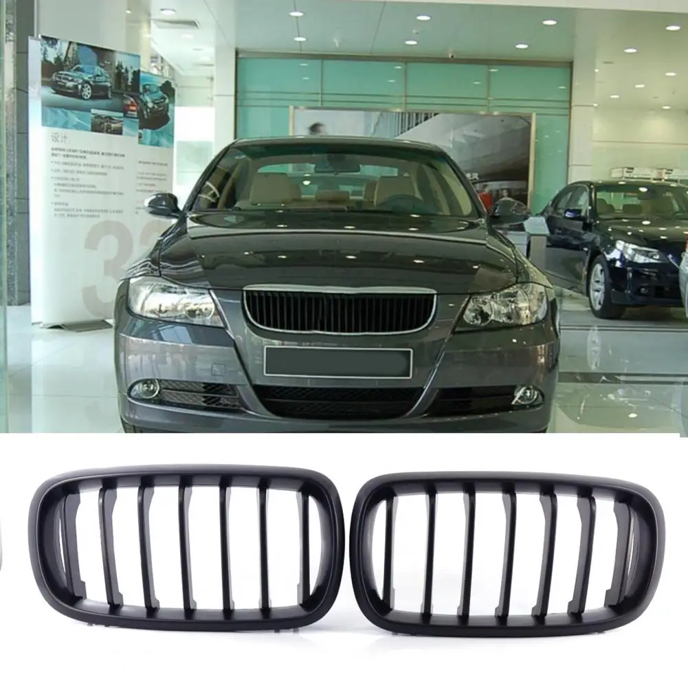 

Car Front Grill 1 Pair Durable Long Service Life Robust Car Front Bumper Grille Cover