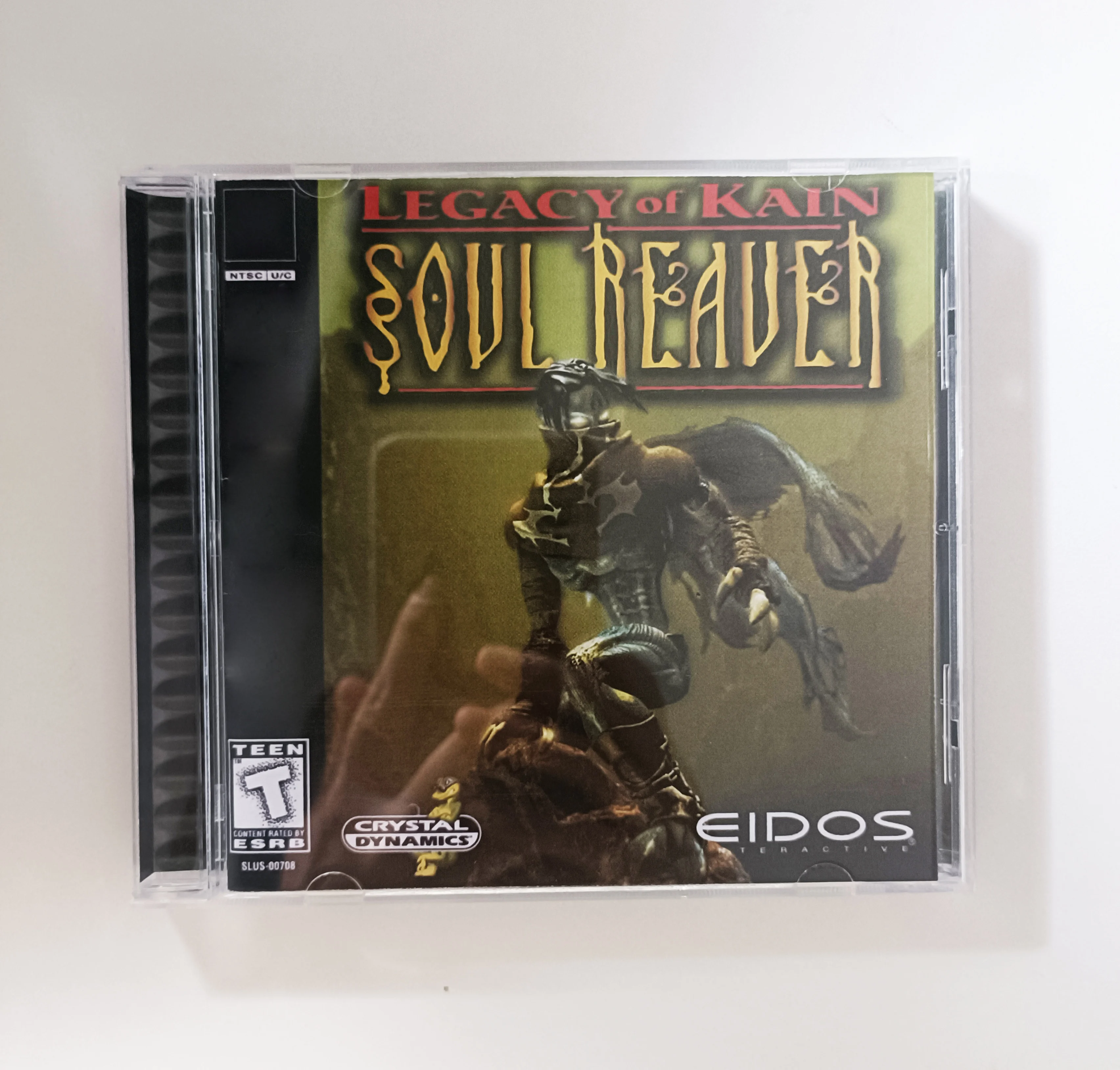 

PS1 Soul Reaver With Manual Copy Disc Game Unlock Console Station 1 Retro Optical Driver Video Game accessories