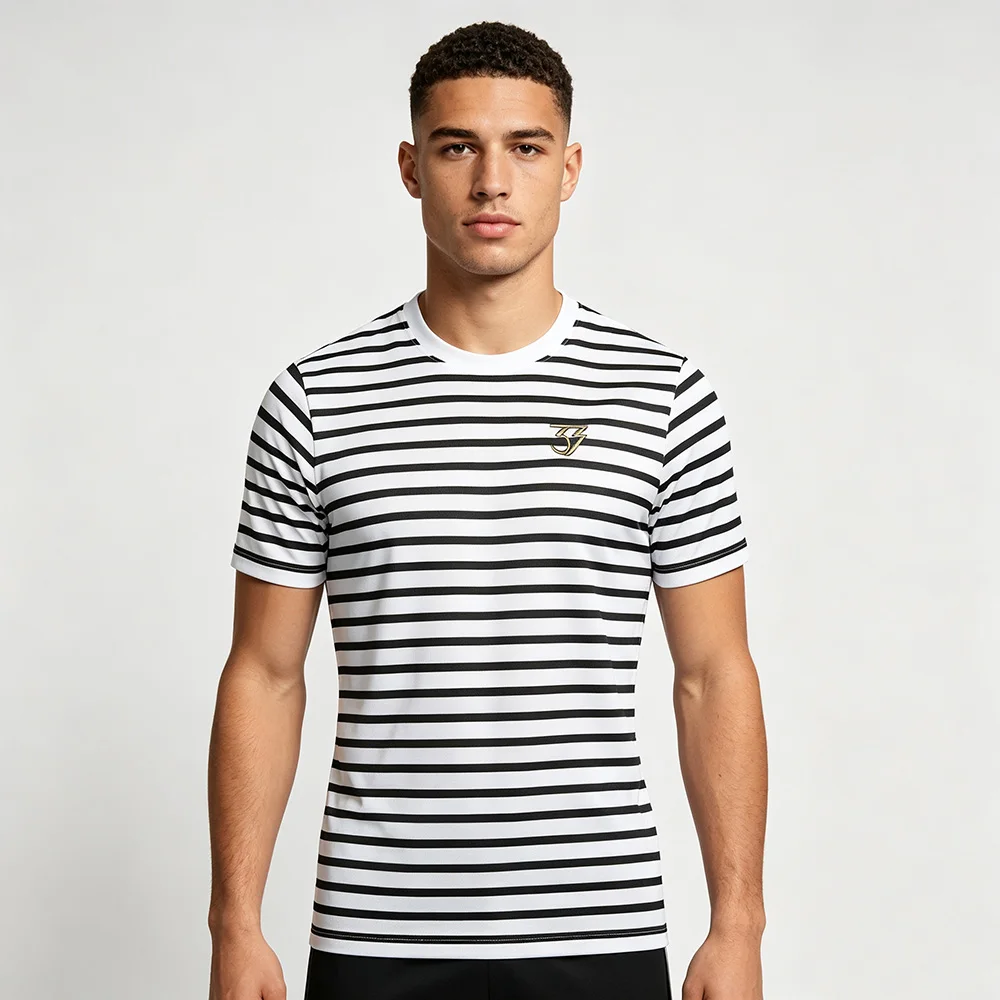 Baguette Striped Shirt Clair Obscur Expedition 33 High Street 3D Full Print Mesh Jersey Unisex Comfort Breathable Short Sleeve
