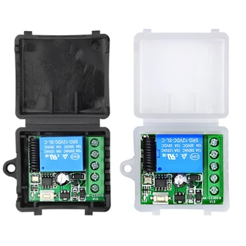 433MHz 원격 제어 DC12V 10A 무선 원격 스위치 1CH 릴레이 모듈 수신기 RF 송신기