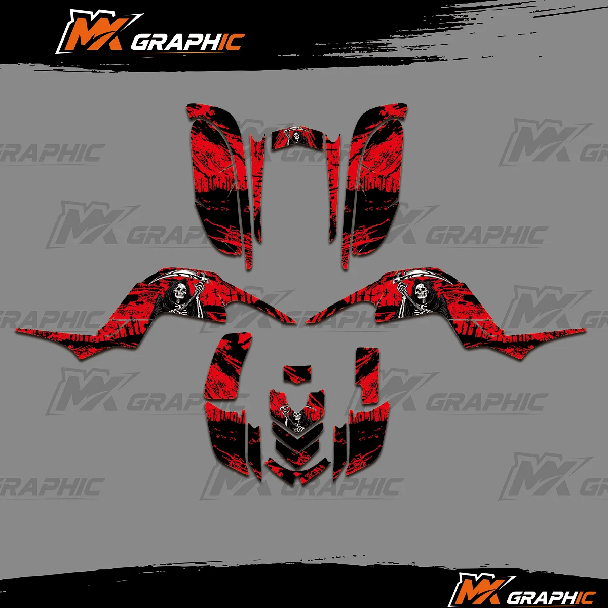 

RAPTOR 660 Graphics kit For Yamaha RAPTOR 660 660R ATV Sticker Decals