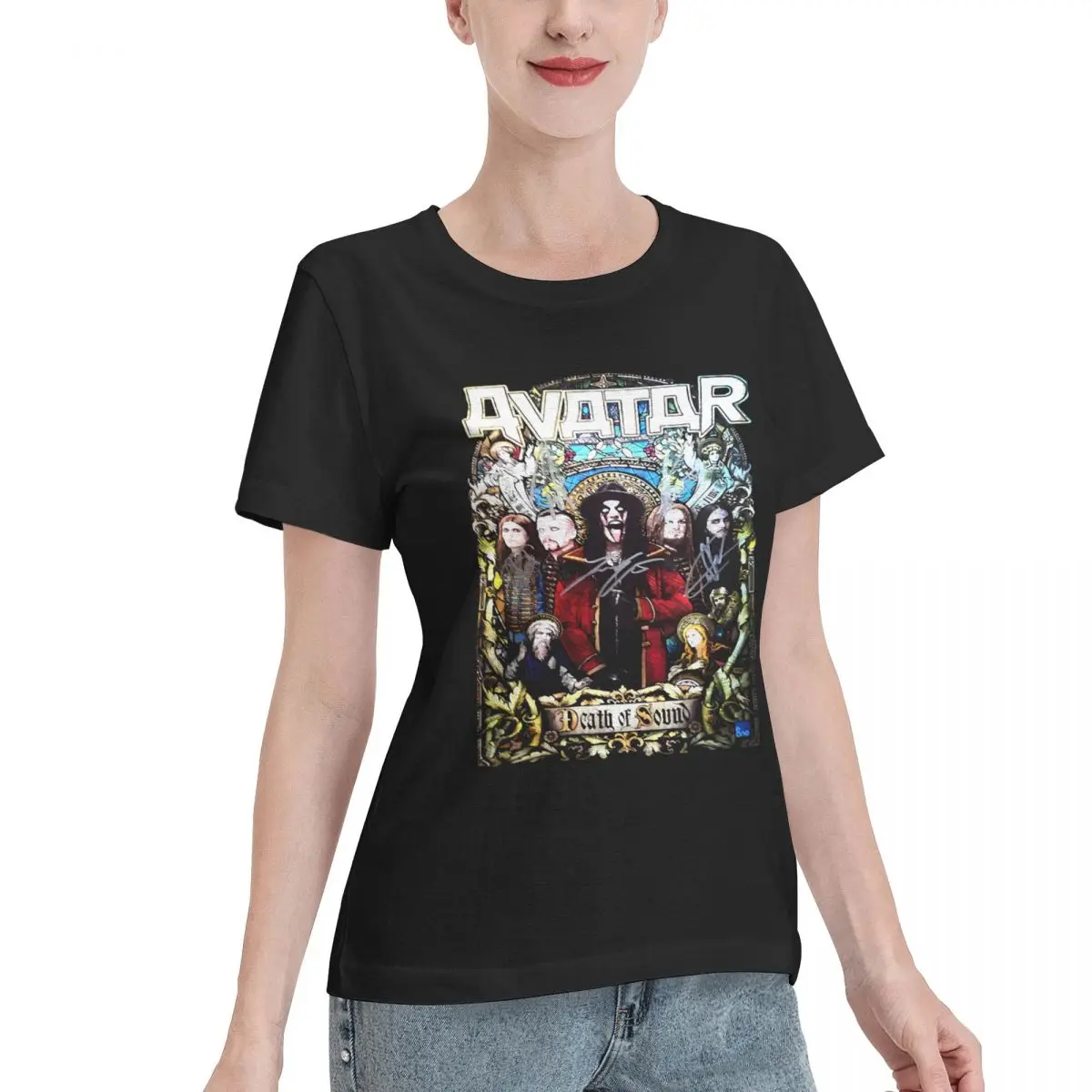Summer Staple High Quality Avatar Band Women's T-shirt Fashion Female Essential Clothing
