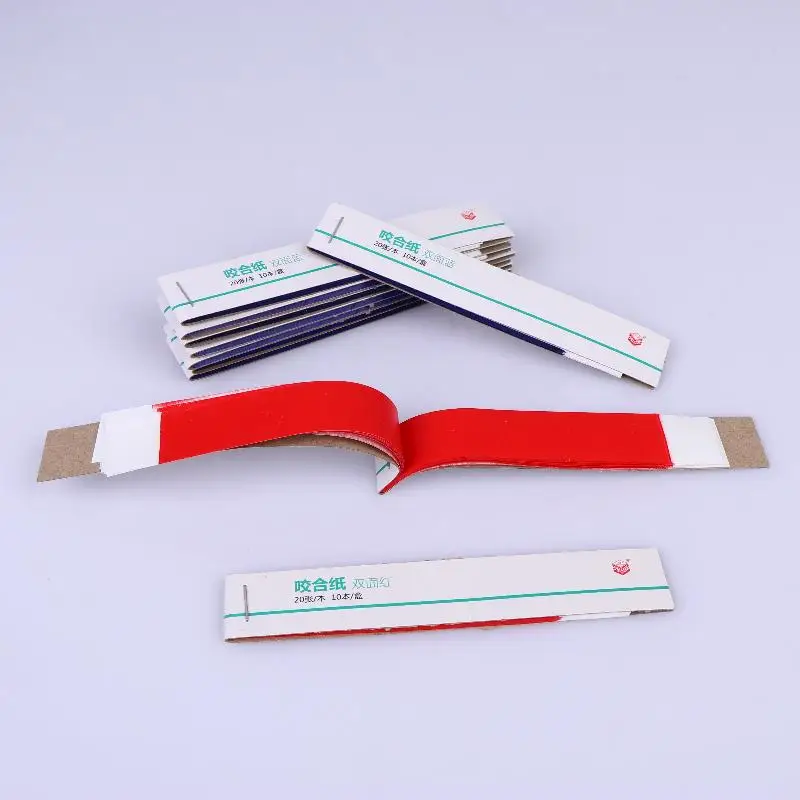 20 Bücher/Box Mundpflege Zahnaufhellung Dental-Artikulationspapierstreifen Zahnarztmaterial Werkzeuge für Dentallabore Täglicher Gebrauch – Detail 12
