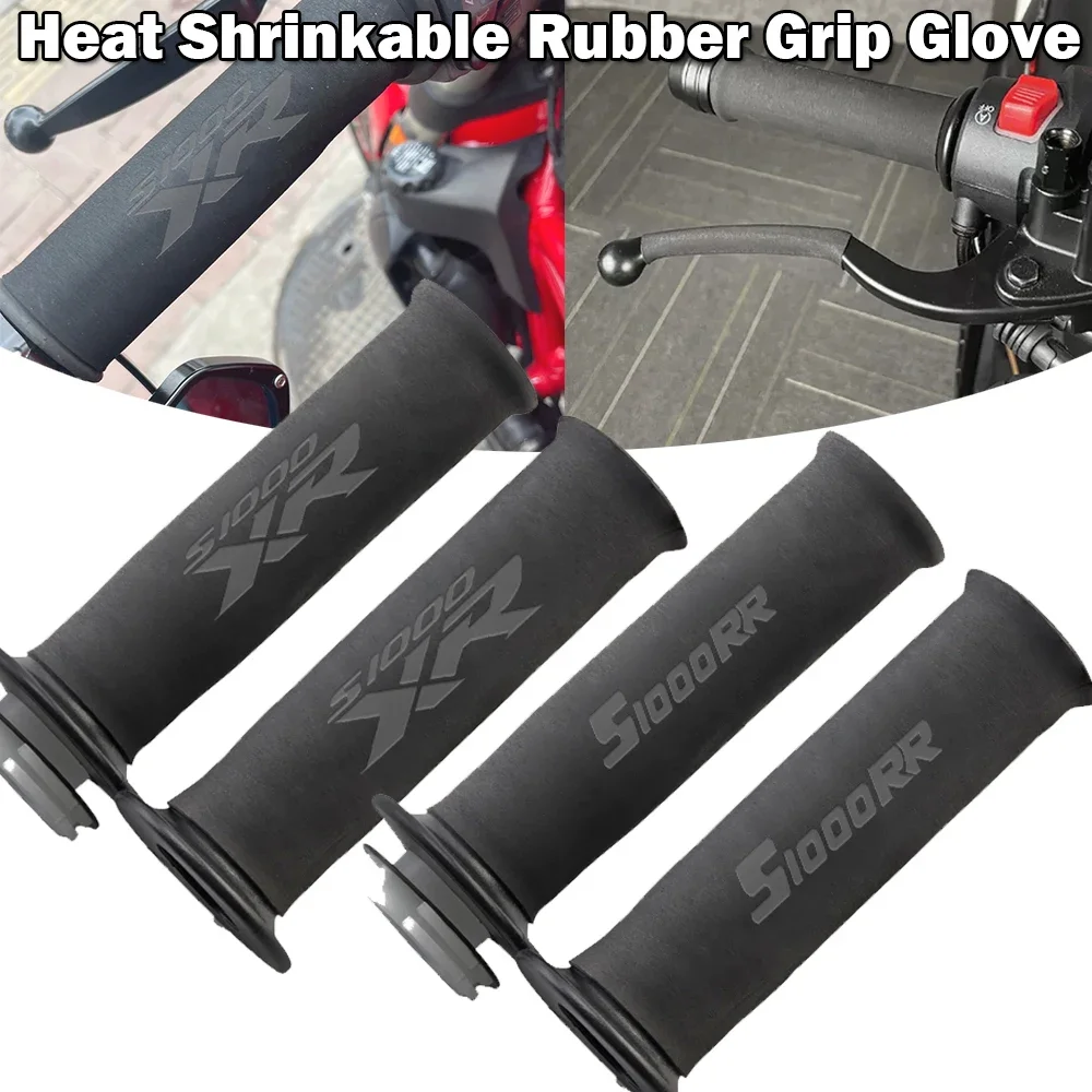 

For BMW S1000RR S1000R S1000XR S1000 RR S1000XR All years Motorcycle Universal Rubber Handlebar Cover Heat Shrinkable Grip Glove