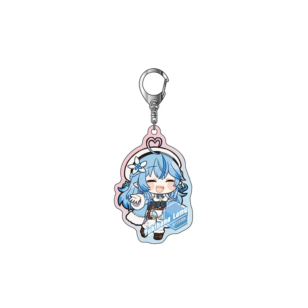 Hololive Usada Pekora Shirdnui Fldre Shirogane Noel Houshou Marine Omaru Polka Kureiji Ollie HD سلسلة مفاتيح مصنوعة من الأكريليك حقيبة قلادة