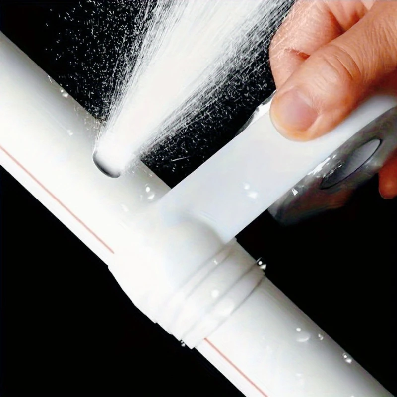 Self-Melting Silicone Tape - Instant Leak Repair for Kitchen and Plumbing, Suitable for PVC/Glass/Metal/Stone Surfaces,