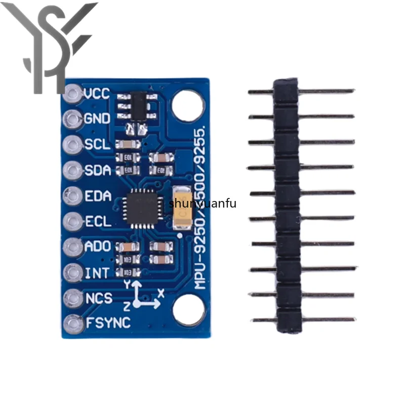 5PCS/LOT mpu6500 MPU-6500 6-axis giroscópio acelerômetro sensor módulo substituir mpu6050 para arduino com pinos GY-6500