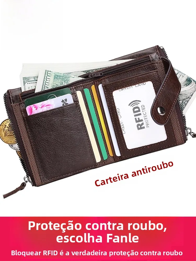 vanlemn-rfid-blocking-leather-wallet-men's-travel-study-abroad-anti-theft-magnetic-shield-genuine-cowhide-short-wallet