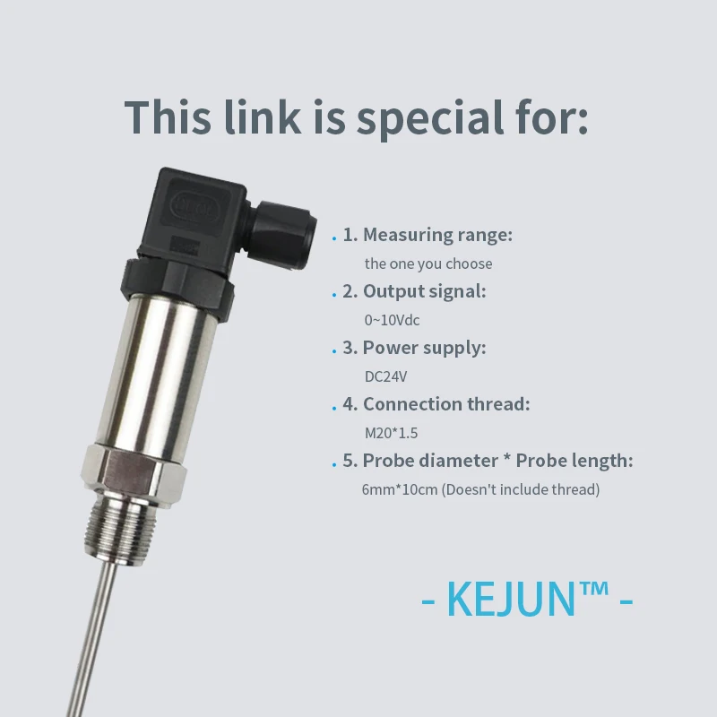 Industrial RDT Temperature Transducer 4-20mA Output Temperature Sensor PT100 Temperature Transmitter Price