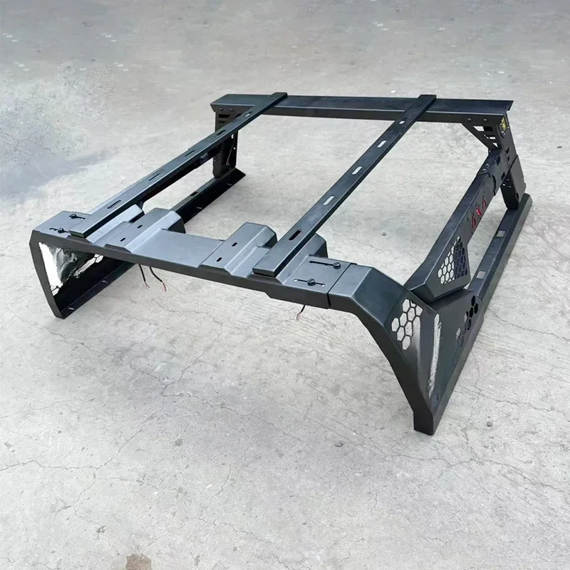 

High Quality Adjustable Frame-Type Pickup Roll Bar & Truck Bed Expansion Rack with Tent & Water Tank Support