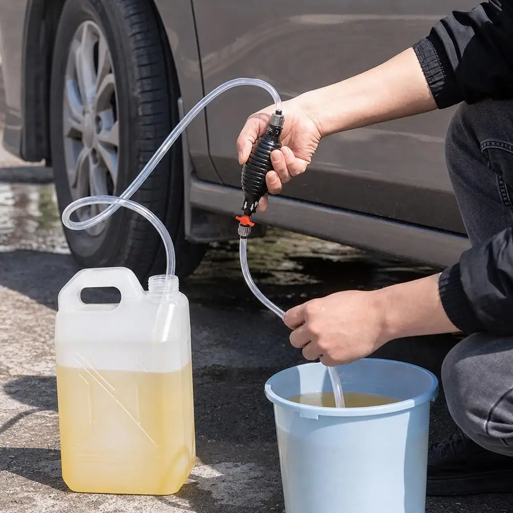 Manual Truck Fuel Oil Pump Petrol Suction Device Petrol Transfer Pump Hand Efficient Car Petrol Tank Sucker Oil Saver 1PC view 4