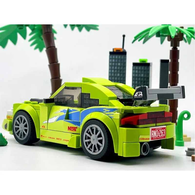 

MOC-146413 New RX-7 City Sports Car Racing Building Block Model, 221 Parts, Boys' and Children's Birthday Building Block Toy