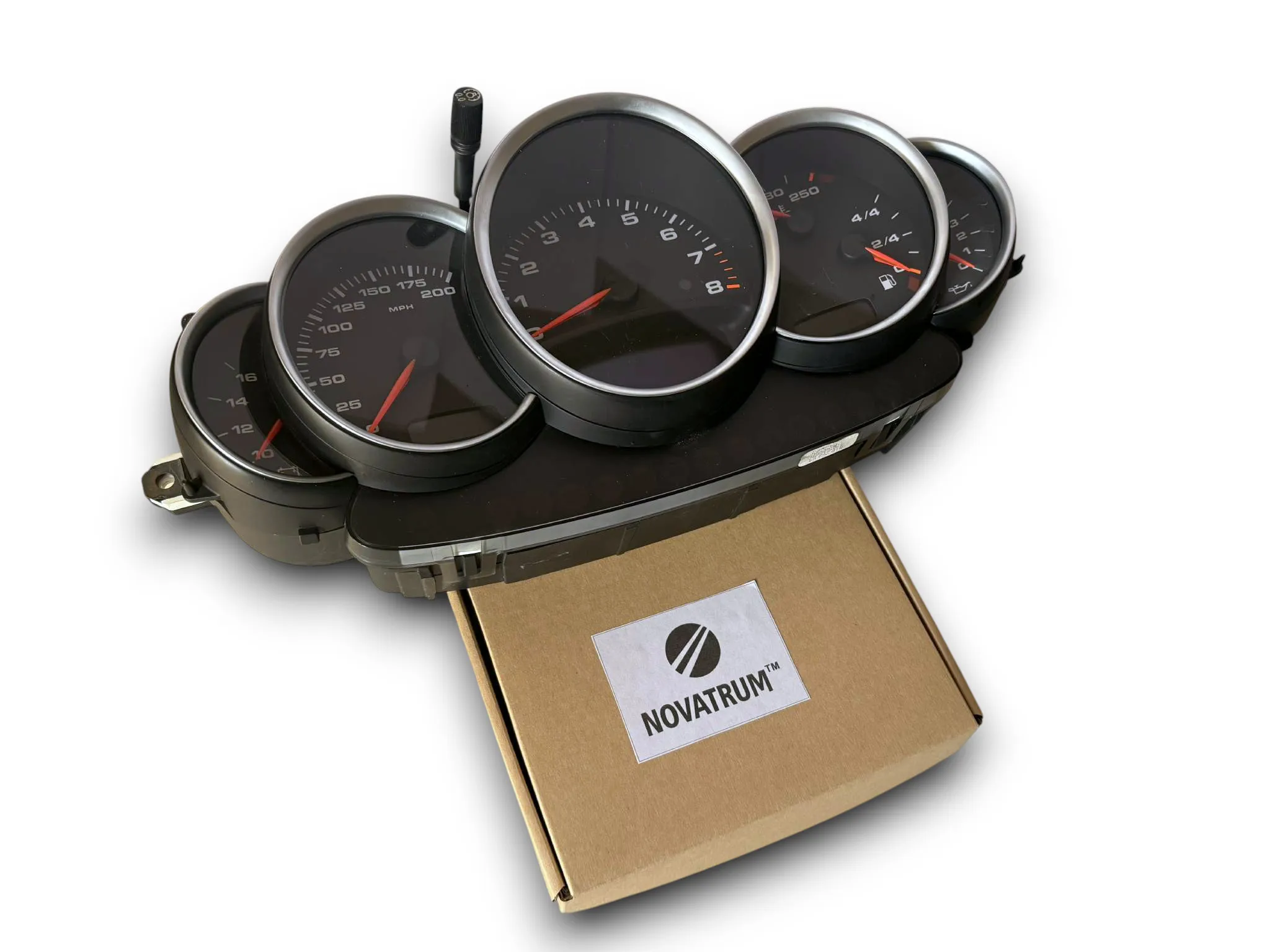 

Matt Chrome Dashboard Dial Gauge Rings Bezel Trim For Porsche 911 996 S Turbo Targa