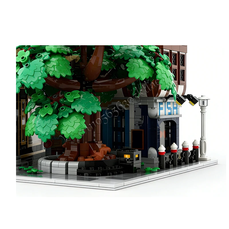 3706 pièces de construction en chêne, MOC, construction modulaire personnalisée, blocs de construction technologiques, conception simple pour enfants, bricolage, jouet pour garçon, cadeau de Noël