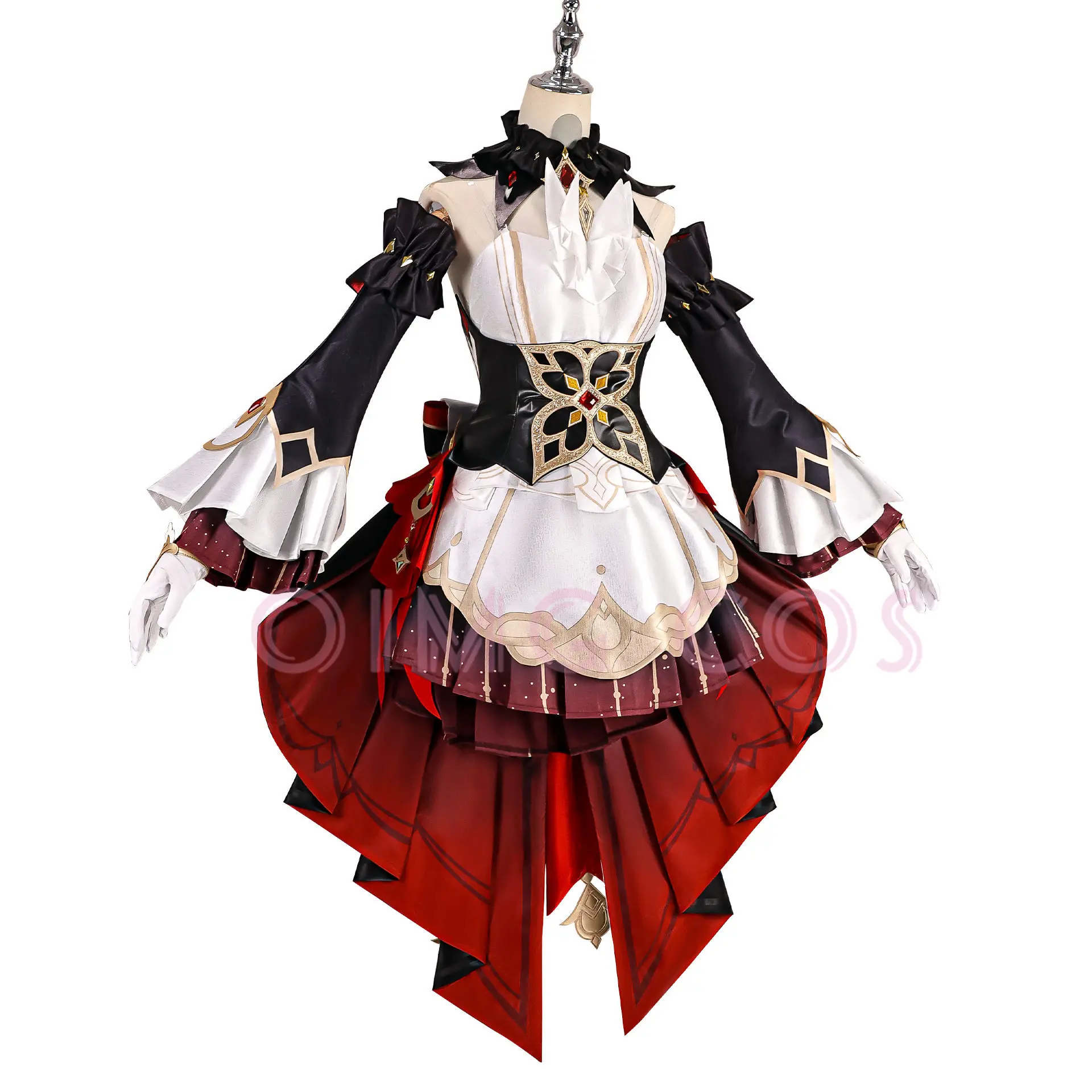 Genshin Impact Sandrone Marionette Cosplay Costume Full Set Fatui Mechanic Dress For Comic Con Halloween Cos Events Game view 2