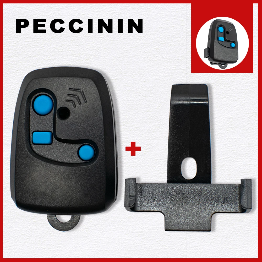 PECCININ Remote Control 433.92MHz Rolling Code 3 Buttons Electronic Gate Control Garage Door Opener Transmitter