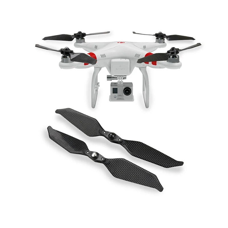 4pcs Carbon Fiber propellers Foldable Low Noise blade for DJI Phantom 1 2 3 Advanced /Professional/ Standard Drone Accessories