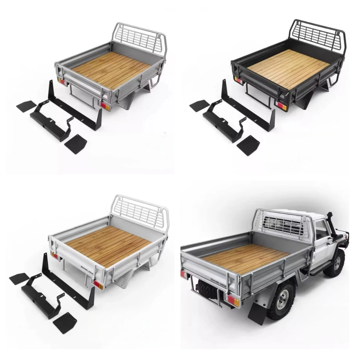 

Задняя кровать CChand KOBER для радиоуправляемого автомобиля 1:10 RC4WD TF2 LWB Killerbody lc70