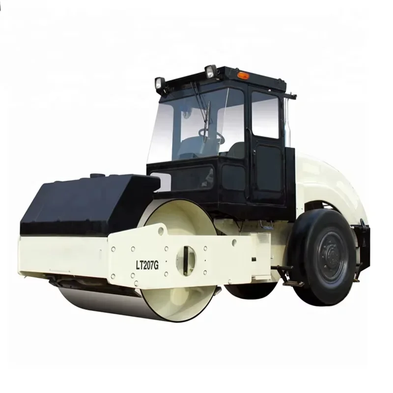 Amazing China Brand 7ton Road Roller single Drum Vibratory Roller lt207g Model Construction Roller