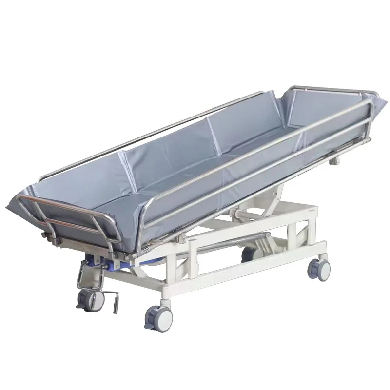 

Bath Trolley Shower Trolley Mattress Shower Hydraulic Stretcher Hygiene Manufacturer for Elderly Disabled