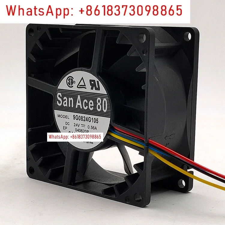 9G0824G105 8038 24v0.56A 8cm metal 4-wire pwm speed control fan