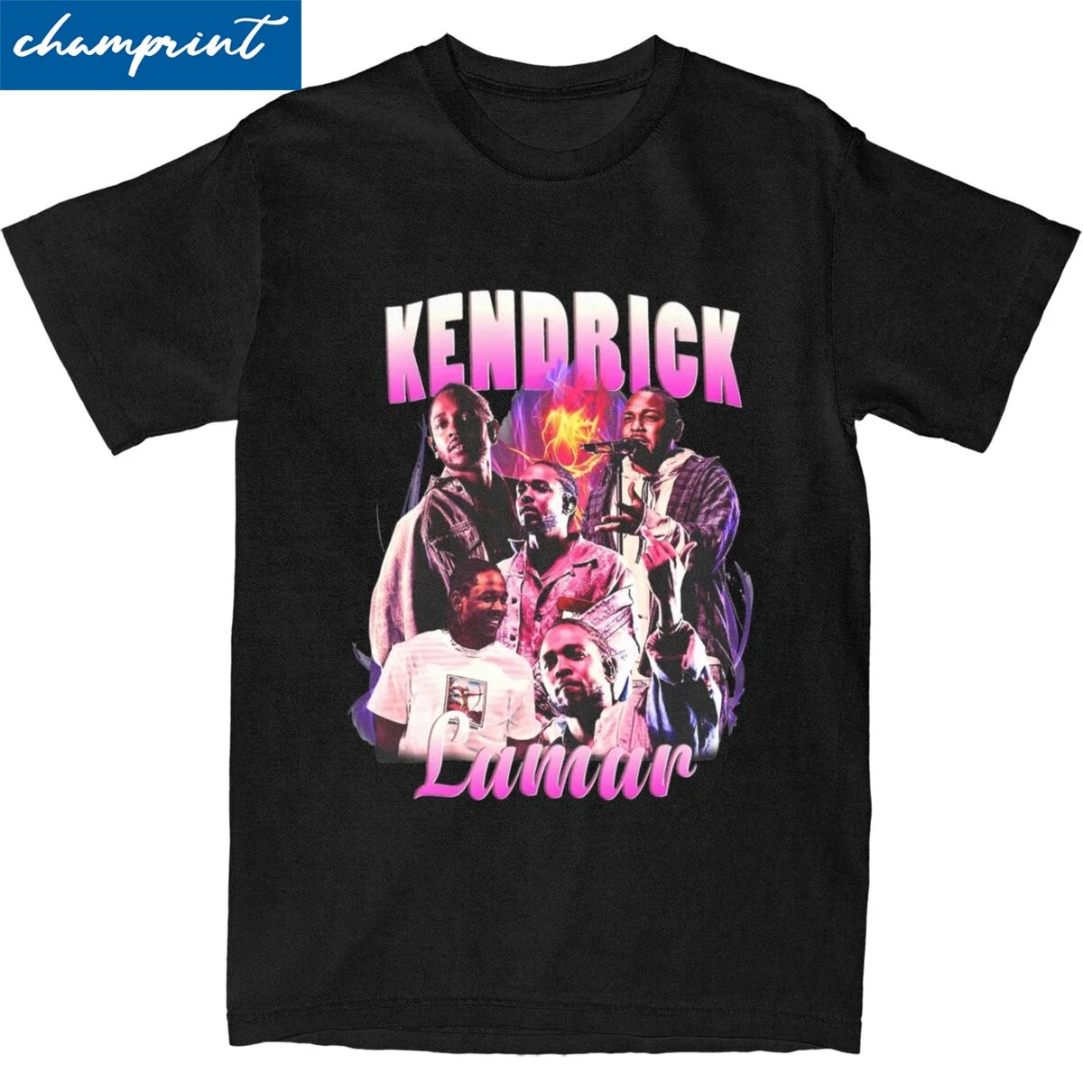 Harajuku Rap Kendrick Lamar Vintage Tshirts Unisex O-neck Short Sleeve Tops Cotton Summer Tops Shirts