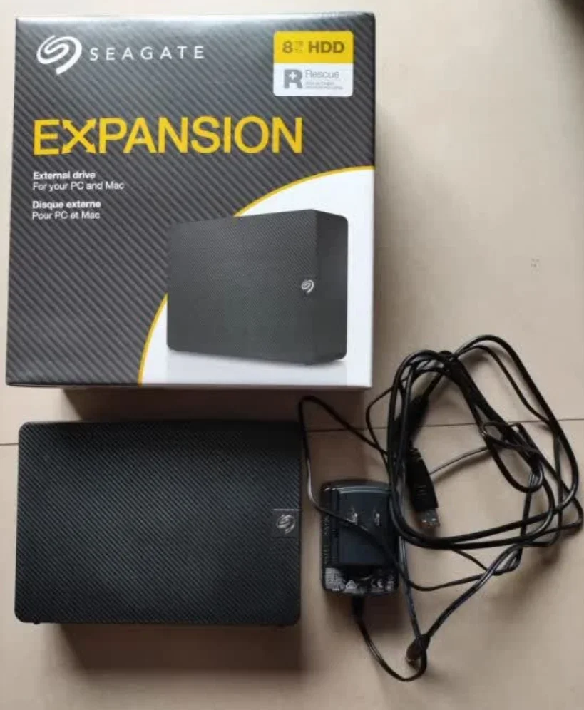 100% original new Stkp8000400  Expansion Desktop 8TB External Hard Drive for Desktop and Laptop Black factory