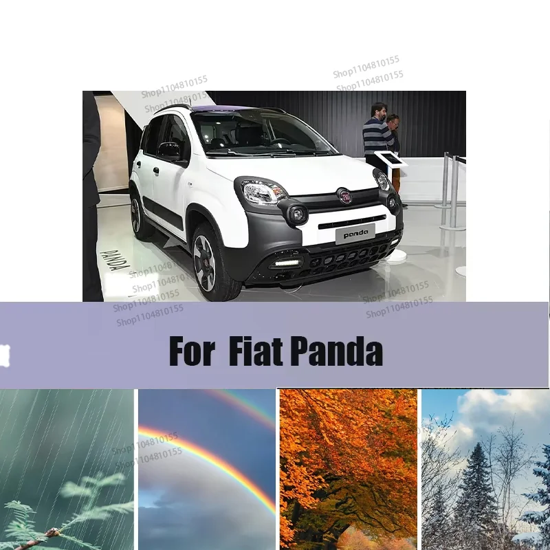Waterproof Car Cover For Fiat Panda Auto Outdoor Anti-UV Sun Shade Rain Snow Scratch Resistant Cover Four Season Univeral