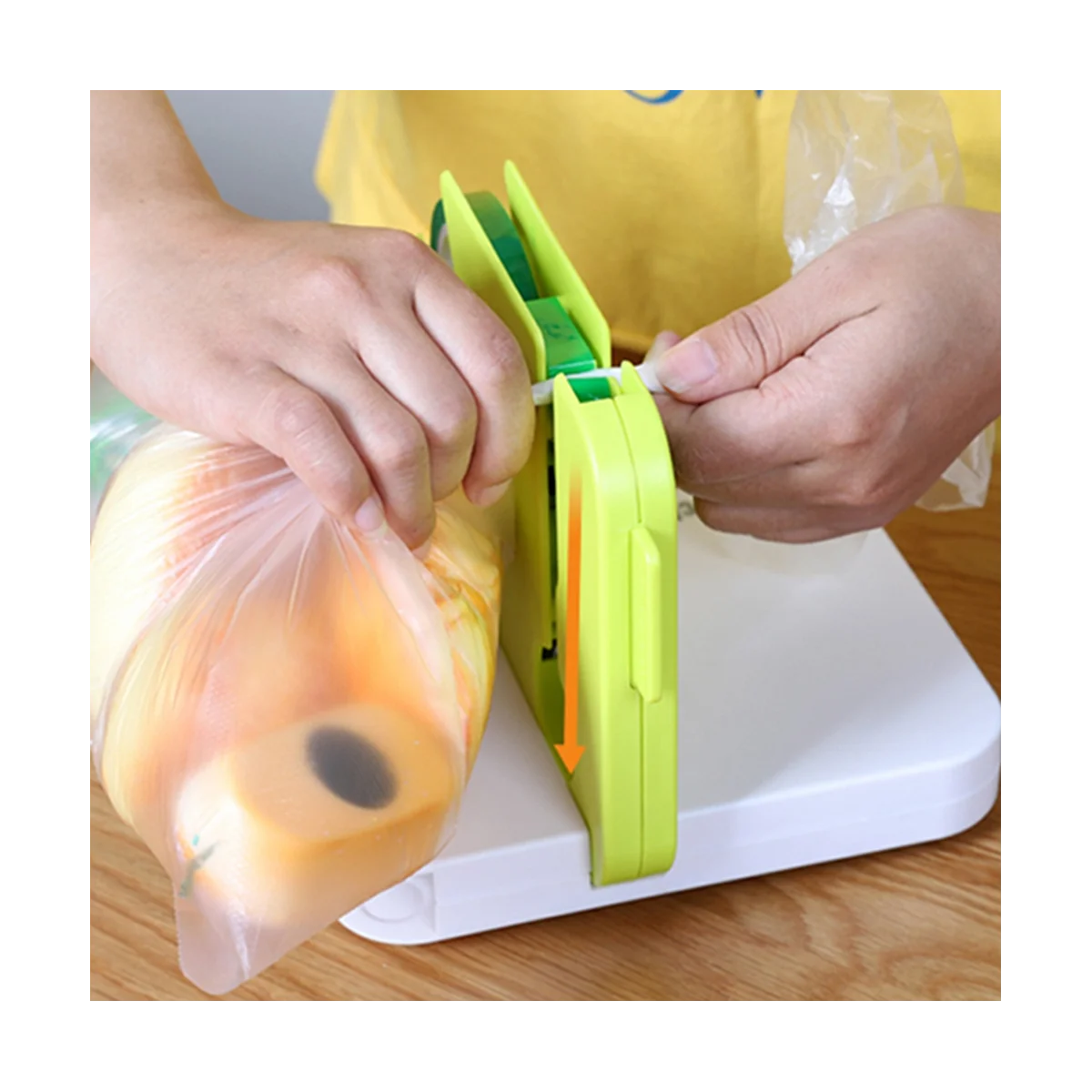 Mini bancs pratiques pour la maison, machines portables, thermoscellant, pince à nourriture, sac de collation domestique, ustensiles de cuisine, gadget vert, chaleur domestique