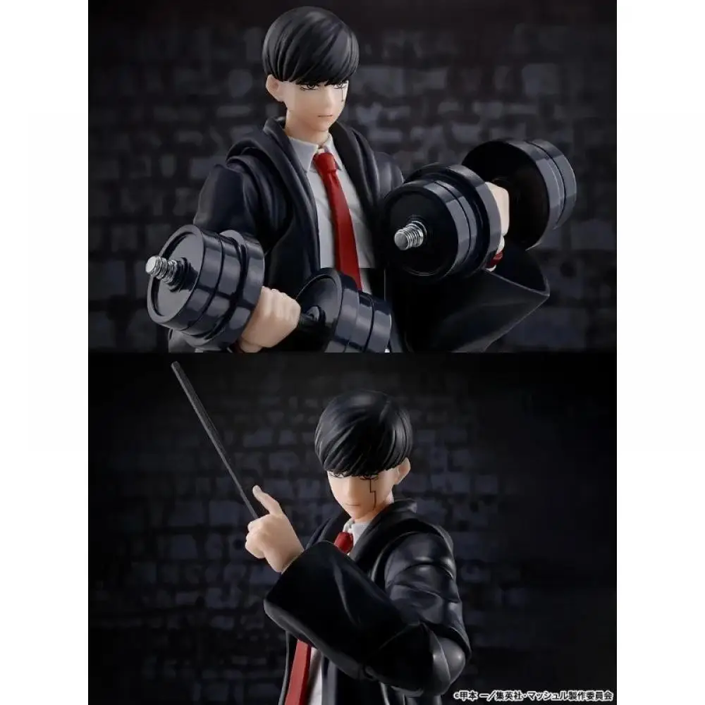 반다이 S.H.Figuarts 오리지널 Mashle: 마법과 근육 Mash Burnedead Lance Crown 애니메이션 액션 피규어 생일 선물 장난감 선물