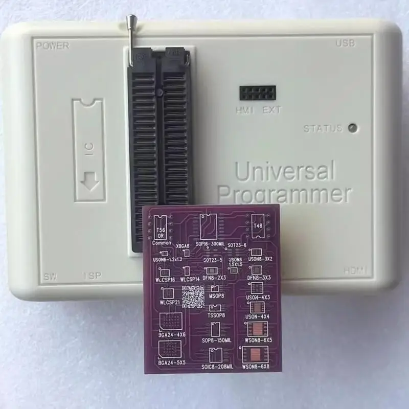 462E Auto Detecting BIOS Chip Programmer Tool for Multiple Laptops Easy Operation For WSON8 QFN8 Testing errom