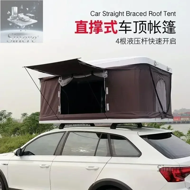 【متخصصة】سرير خيمة على سقف السيارة، فتحة سقف أوتوماتيكية، جولة ذاتية القيادة، التجنيب في الهواء الطلق #2
