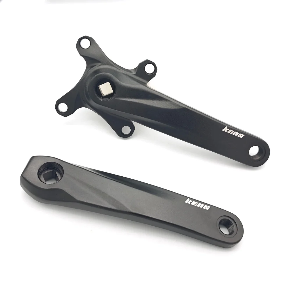 AliExpress KEOS Square Hole Bicycle Crankset 104BCD Aluminum Alloy IXF Square Hole Mountain Bike Crankset 170mm 32T/34T/36T/38T 7-12Speed