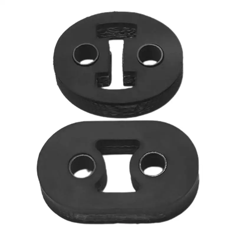 Exhaust Pipe Hangers Automotive Exhaust Hangers Exhaust Rubber Hanger With 2 Holes Versatile Rubber Isolator Insulator Muffler