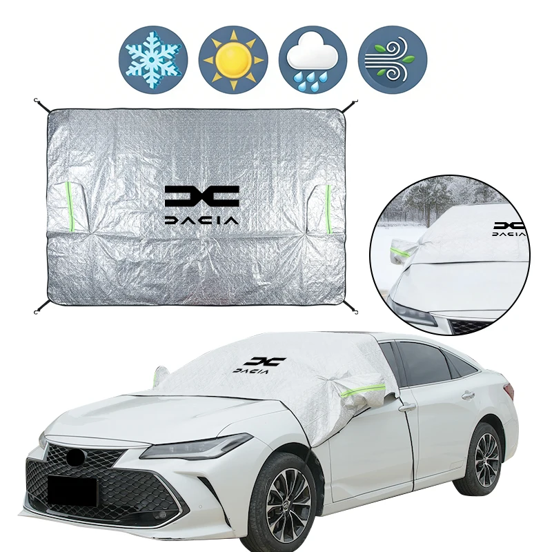 

Car Sticker Windshield Snow Covers Sunshade Protection Hood sFor Dacia Duster Logan Sandero Lodgy Dokker Stepway Mcv 2