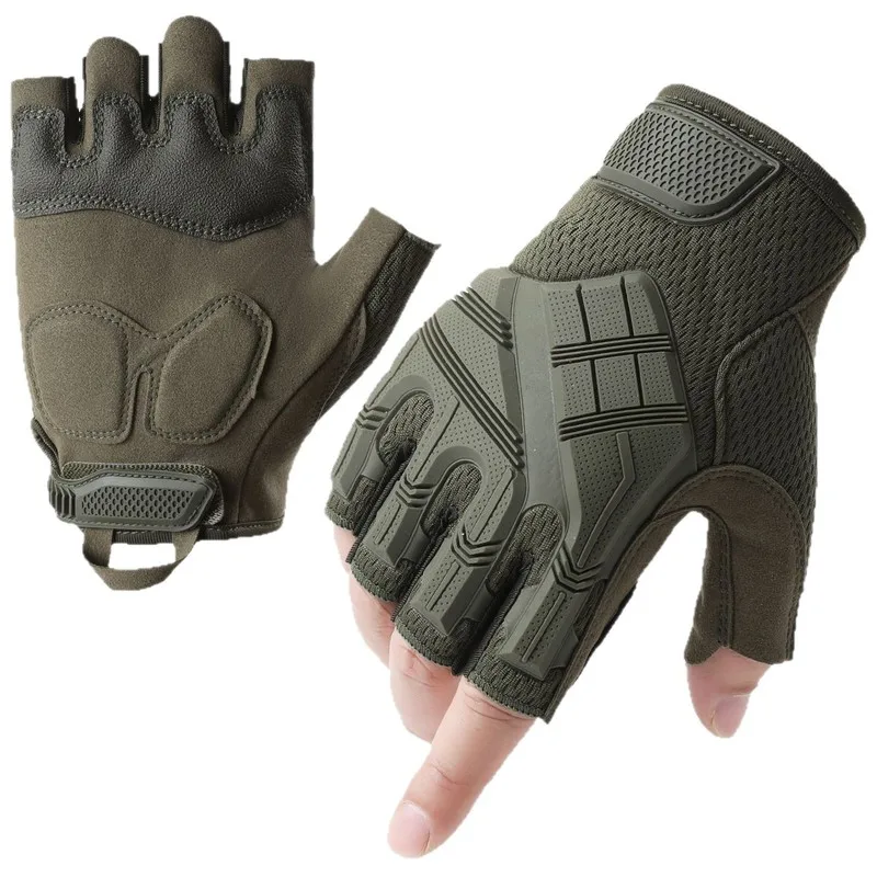 Half-finger tactical gloves, suitable for outdoor activities such as hiking, mountain climbing, and cycling; training gloves mad