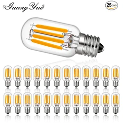 T20 Mini Tubular Night Bulb E14 220V E12 110V 2W Dimmable 2200K Replaceable Retro LED Filament Bulb for Pendant Wall Light Decor