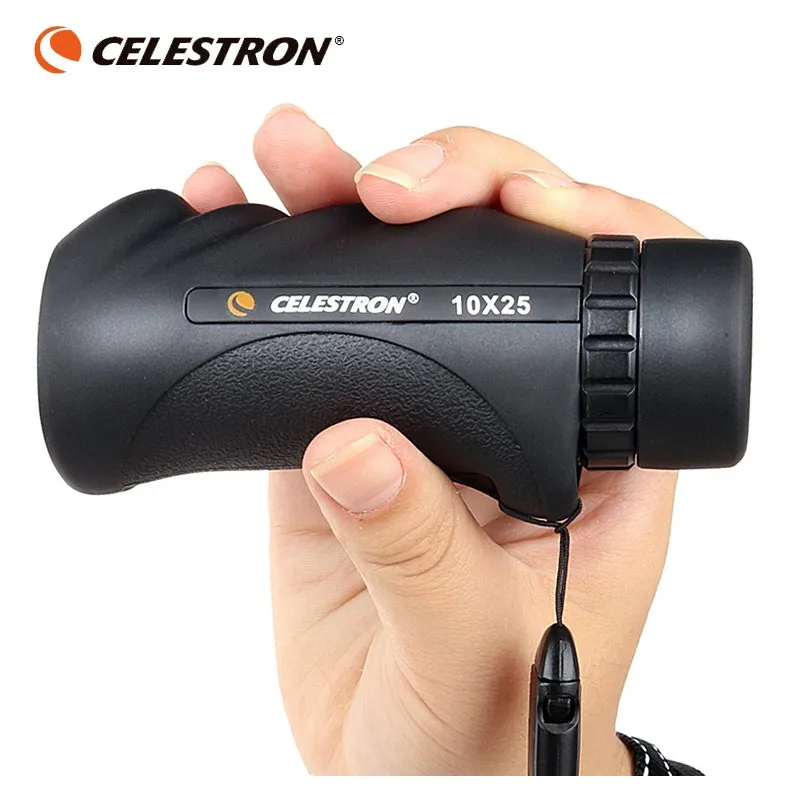 

Celestron NATURE 10x25 Monocular Fully Multi-coated with BaK-4 Prisms Rubber Armored Fog & Waterproof for Outdoor Travel