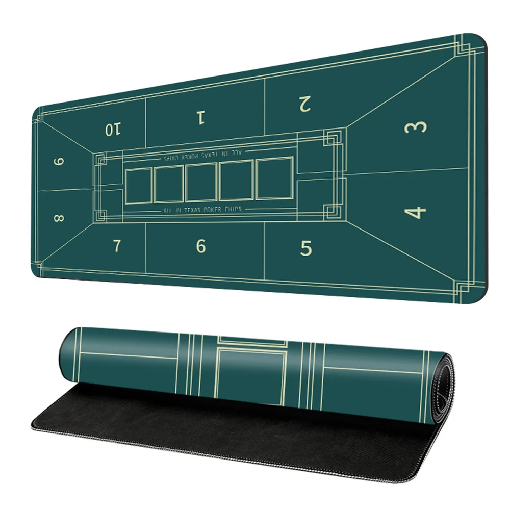 

Table Mat Poker Tablecloth Rubber Table Mat Thickened Locking Edge Tablecloth Chess And Card Room Table Mat