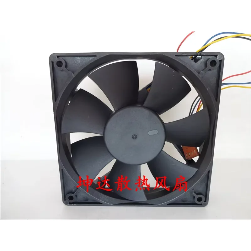 AVC DA12025B12L P005 DC 12V 0.30A 120x120x25mm 4-Wire Server Cooling Fan