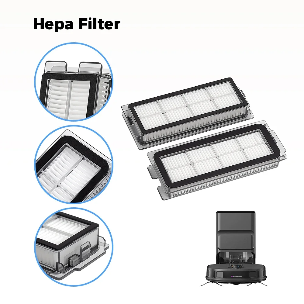 مكنسة كهربائية فلتر HEPA لـ Midea V12 Pro مكانس كهربائية للكنس استبدال الملحقات تصفية قطع الغيار للتنظيف المنزلي