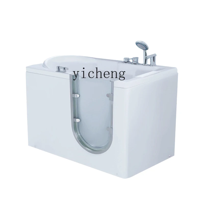 Elderly Cylinder Barrier-Free Side Door Walk-in Home Sitting Acrylic Jacuzzi