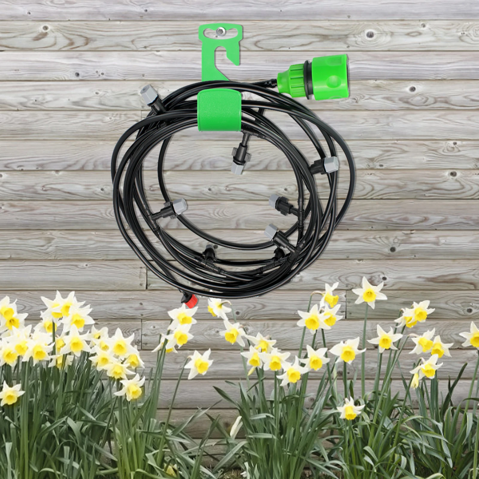 

Telescopic Hose Garden Hook Hanger Water Holders Expandable Design Plastic Wall Mount Storage Rack Outdoor Hose Carrier