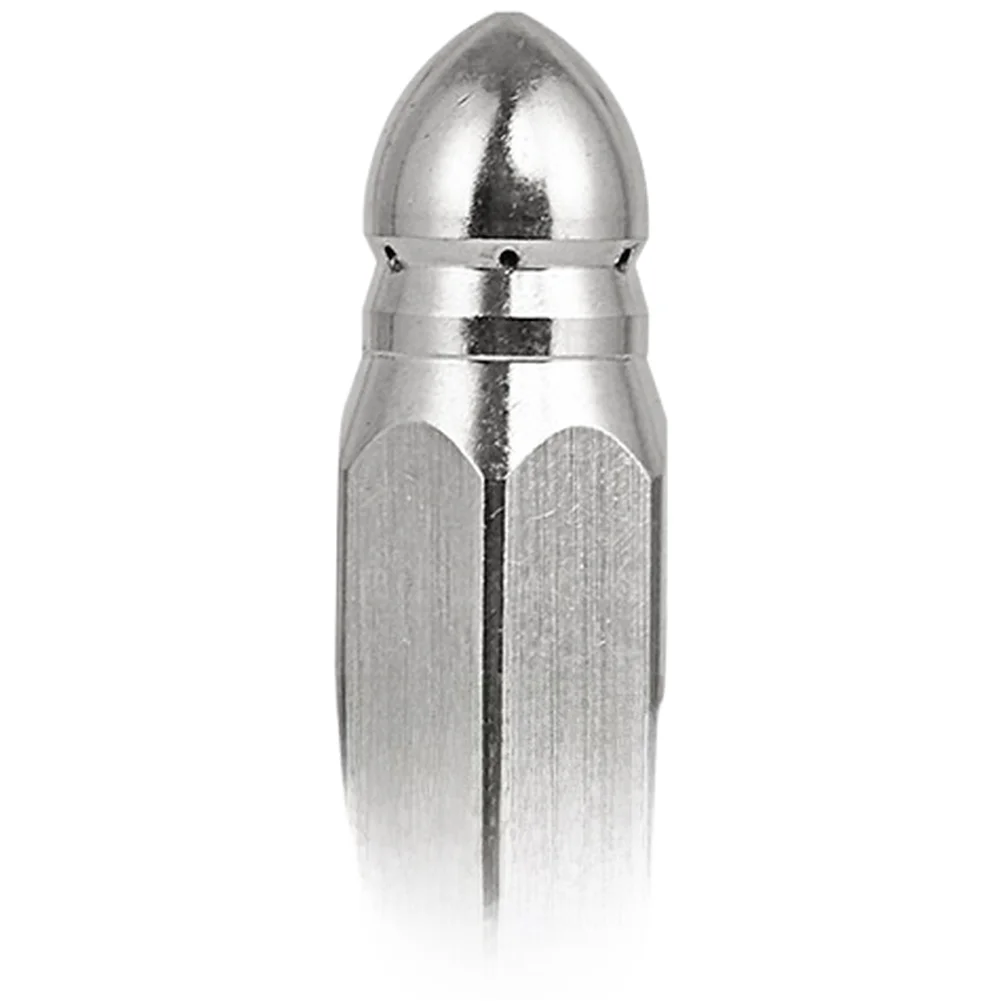 1PCS Stainless Steel High Pressure Water Sprinkler Nozzle 1/4 Quick Connection Front 1 Rear 6 Nozzle Garden Tool Accessories
