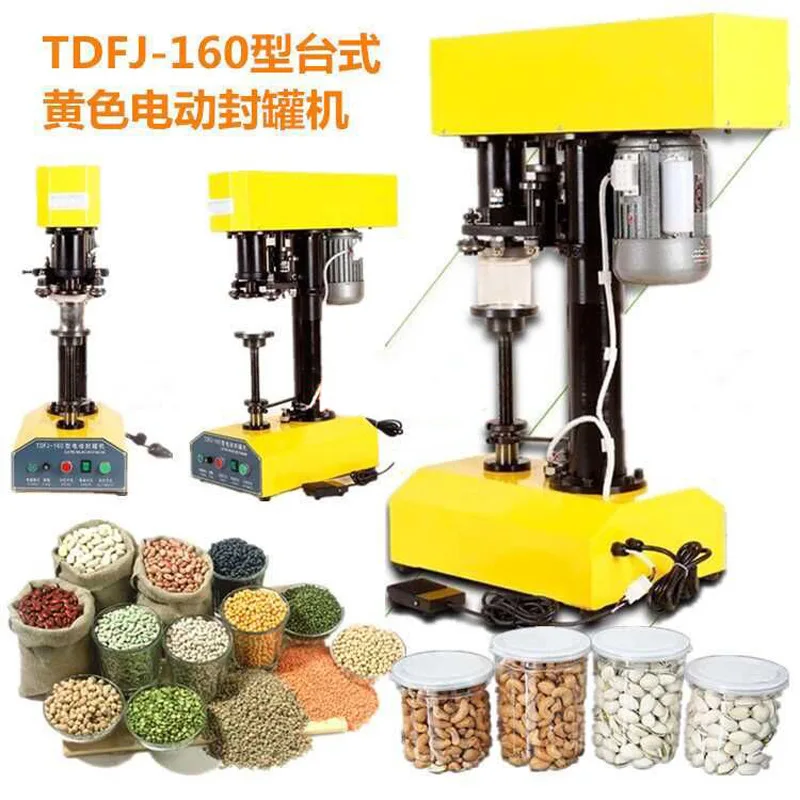 Electric sealing machine, tinplate plastic paper sealing , automatic can sealing machine