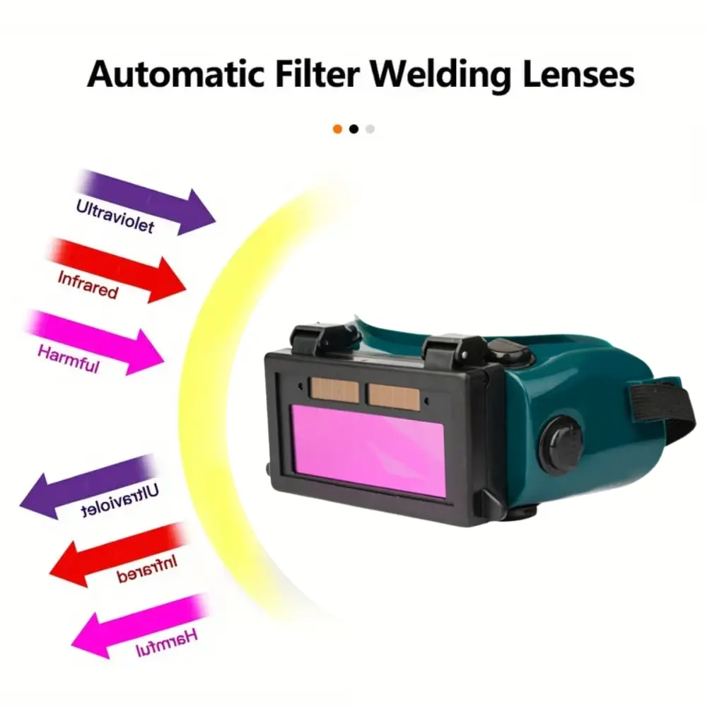 Flip Welding Glasses Solar Automatic Dimming Welding And Cutting Goggles For Gas Cutting And Brazing Welding