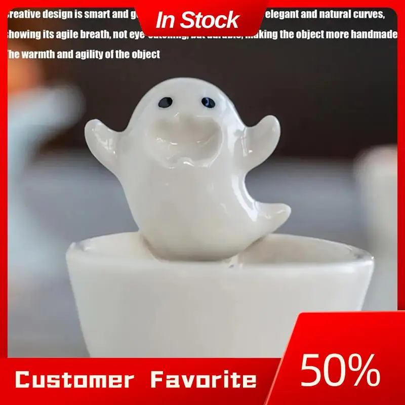 At03 suporte de vela fantasma superior, castiçal fantasma fofo, castiçal de aromaterapia, durável, castiçal de desenho animado de alta temperatura