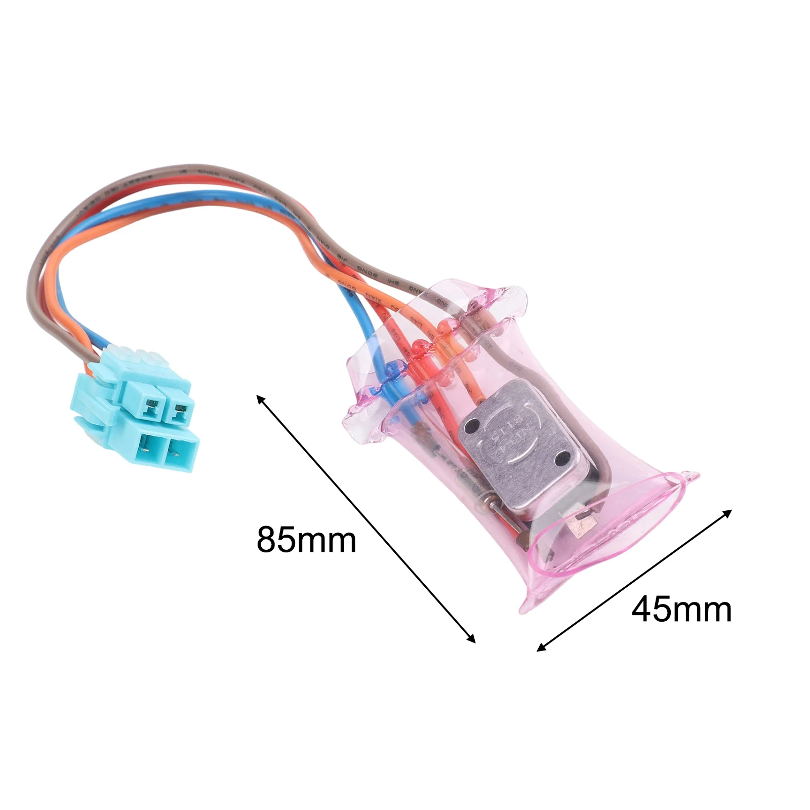 Replacement Refrigerator Defrost Thermostat Bimetallic 4 Wire 7 Degrees for Temperature Regulation and Cooling System Stability