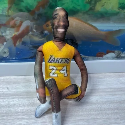 27cm Basketball Player Kobe Bryant Cosplay Prop Doll Souvenir Abstract Joint 24Number Twistable Plushie Room Decoration view 3