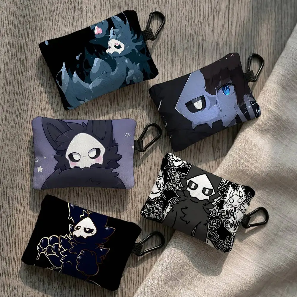 Classic Cute Game Anime C-Changed Manga Everyday Oxford Cloth Zipper Coin Purse - Lightweight Card Holder & Hanging Key Pouch